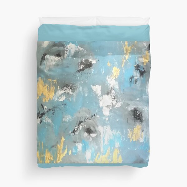 Item preview, Pale blue abstract flower designed and sold by DiensDesign.