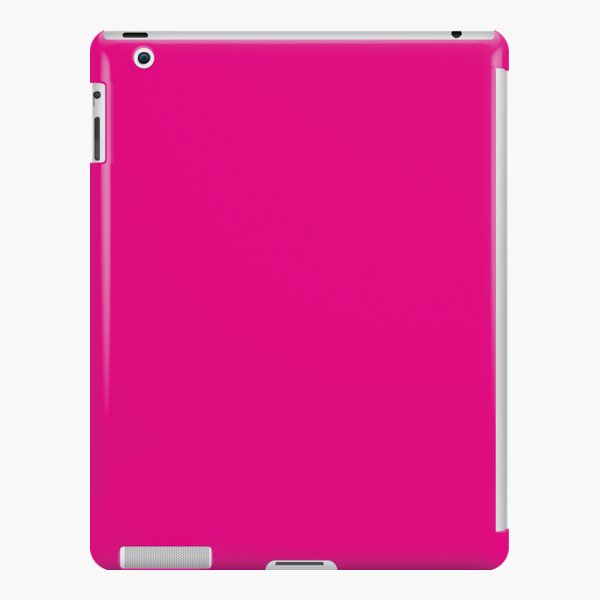 Pink, Pale Red Color iPad Snap Case