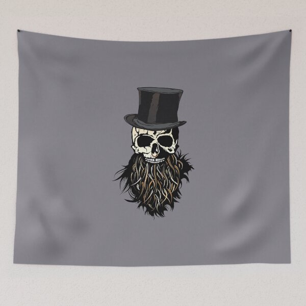 Item preview, hipster skull designed and sold by Achille3777.