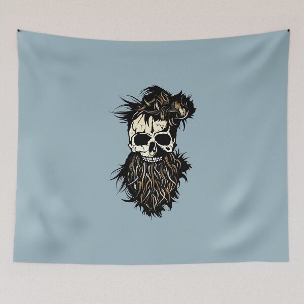Item preview, hipster skull designed and sold by Achille3777.