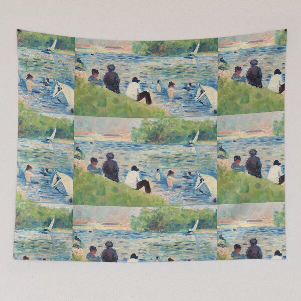 Item preview, By the lake with bathers - Georges Seurat designed and sold by Vintage Designs +.