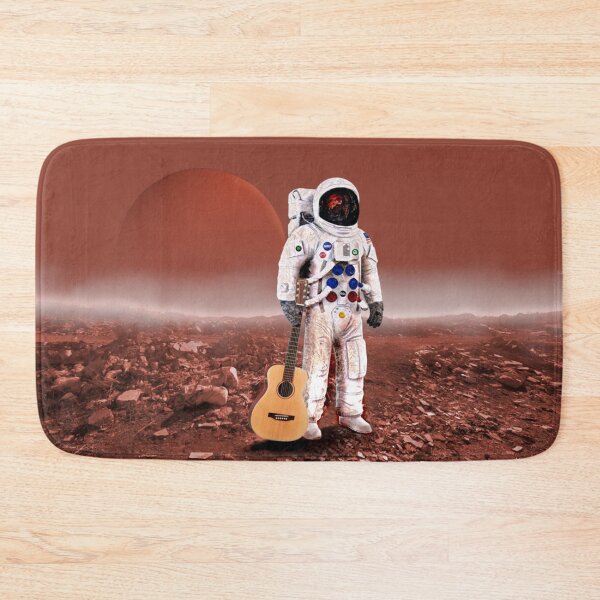 Item preview, Major Tom Astronaut on Mars with his Guitar designed and sold by KALEIDOSCOPE UK.