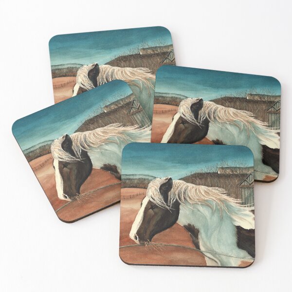 Item preview, Windswept - American Paint Horse New Paltz designed and sold by JanineRileyArt.