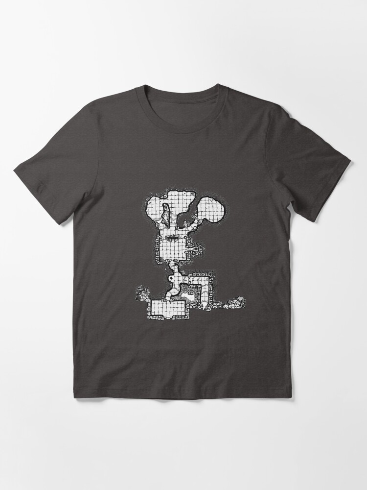 Alternate view of Old School Dungeon Maps | Mountain Shop Essential T-Shirt