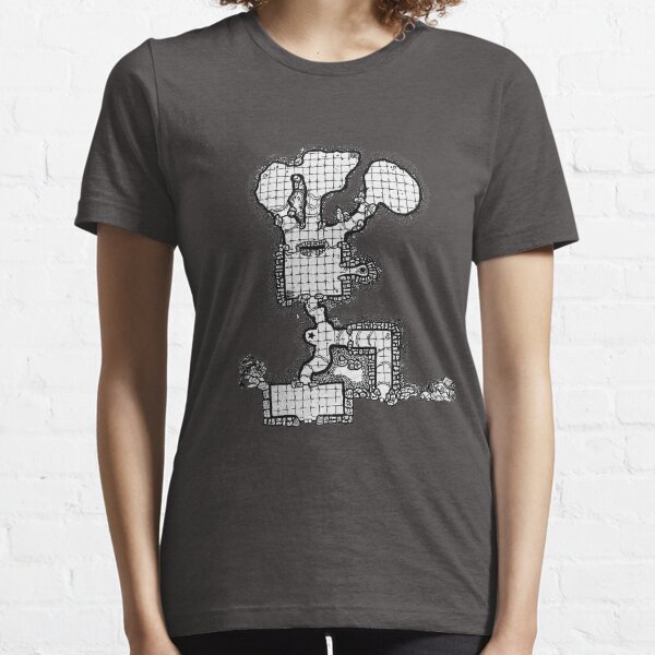 Old School Dungeon Maps | Mountain Shop Essential T-Shirt