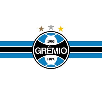 Grêmio campeão mundial de futebol Sticker for Sale by Gutto75