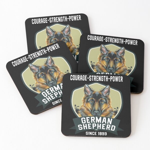 Item preview, Pet Day Gift For German Shepherd Lover - Pet Trainer Gift - Courage Strength Power - Gsd Dog designed and sold by kntranhoang.