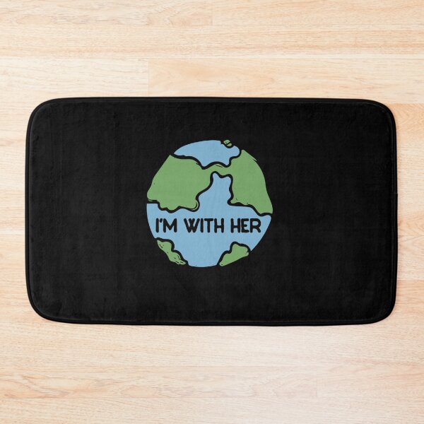 Item preview, I'm with her earth day art designed and sold by FrictionMaxxing.