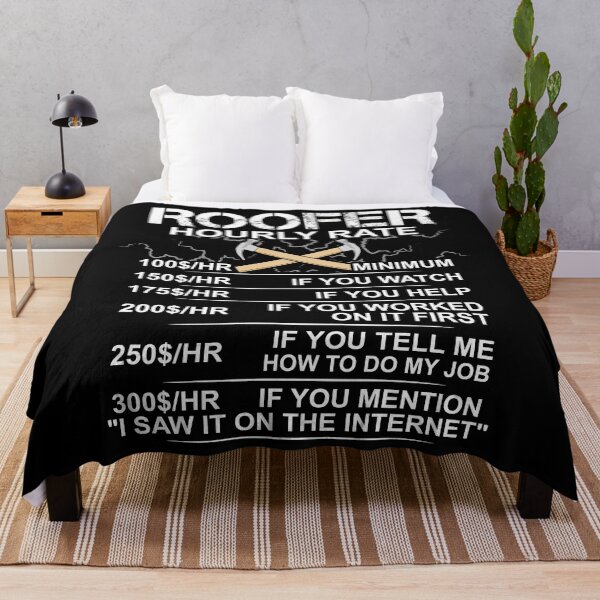 Item preview, Funny Roofer Gift - Sarcastic Gift - Hourly Labor Rate - Roofing designed and sold by kntranhoang.