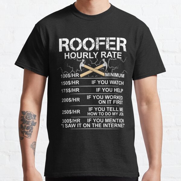 Roofer Lives Matter Funny Roofing T-Shirt Gift Idea MP :  Clothing, Shoes & Jewelry
