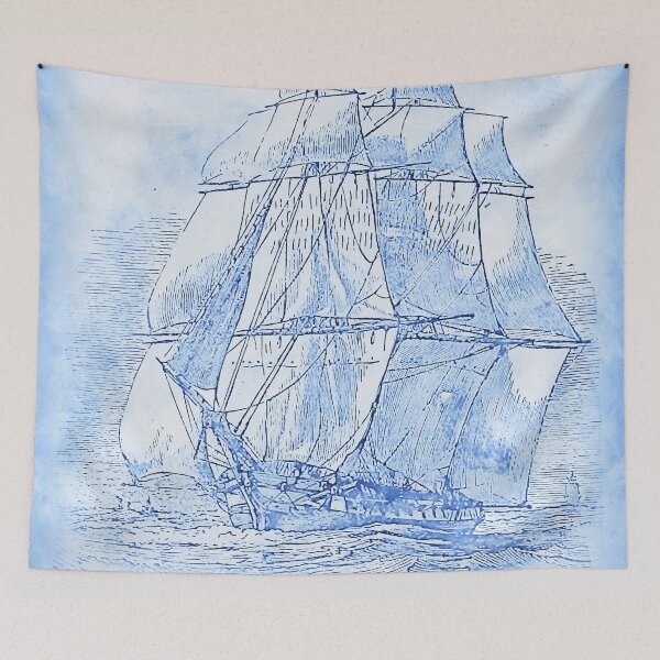 Item preview, Galleon on the Sea designed and sold by AM FineArtPrints.