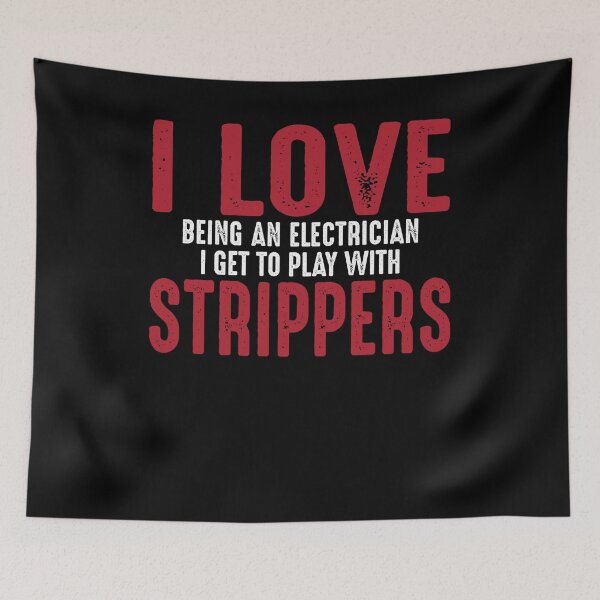 Item preview, Funny Electrician Strippers Electrical Work Gift designed and sold by TopDawgDesigns.