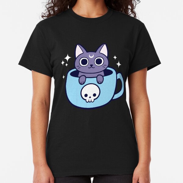 Black Magic Tea / Coffee Cat Classic T-Shirt