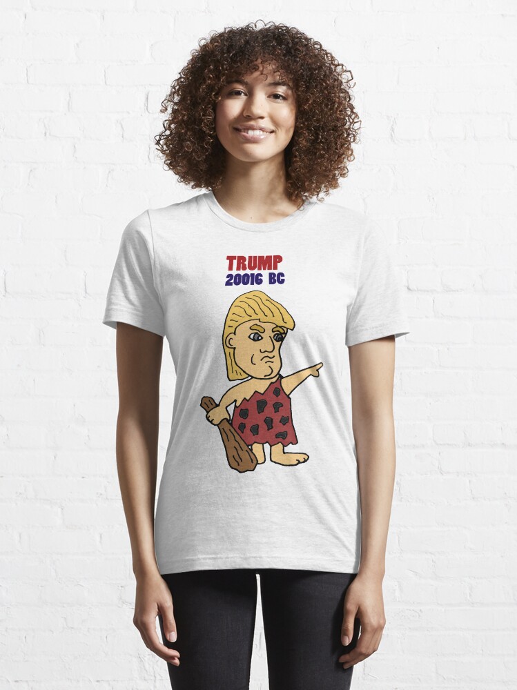 Funny Donald Trump Caveman Political Art Essential T Shirt for Sale by naturesfancy Redbubble