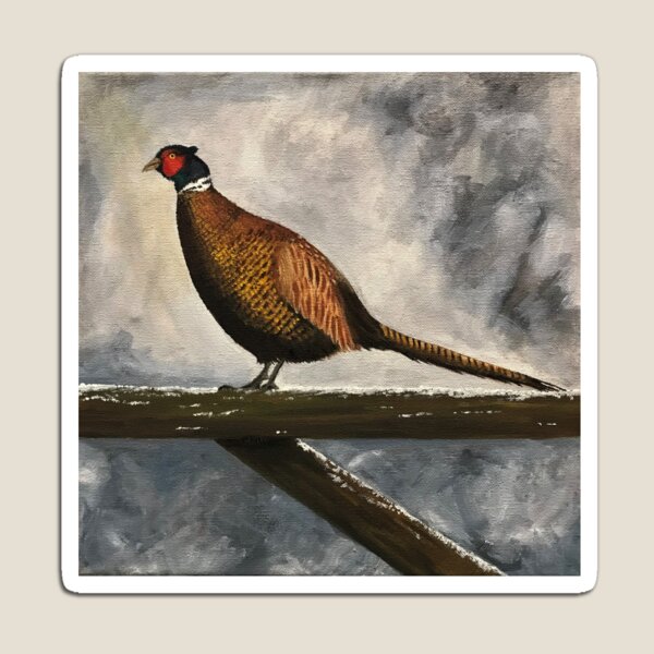 Pheasant in Winter Magnet