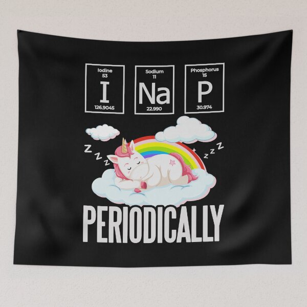 Item preview, Funny Unicorn Lover Gift - Chemistry Lover Gift - I Nap Periodically - Science Nerd designed and sold by kntranhoang.