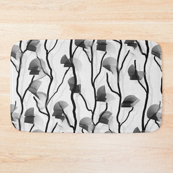 Item preview, Modern Climbing Vine -- Black White Grey designed and sold by ArgyleImp.