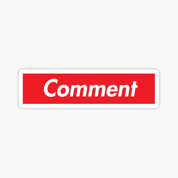 Like Comment Subscribe Stickers | Redbubble