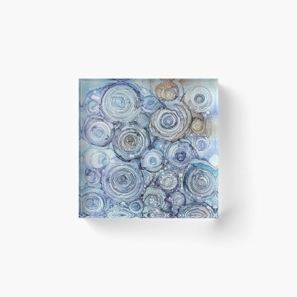 Hard Rain Acrylic Block