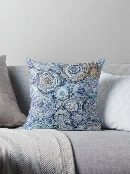 Hard Rain Throw Pillow