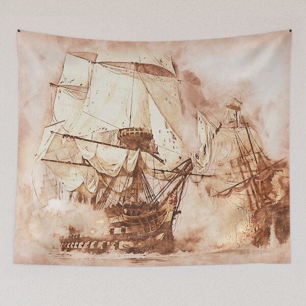 Item preview, Galleon on the Sea designed and sold by AM FineArtPrints.