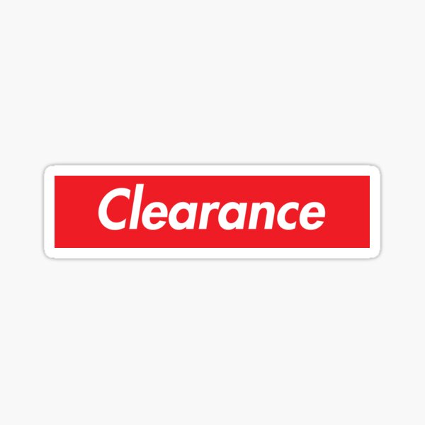 Clearance Stickers | Redbubble