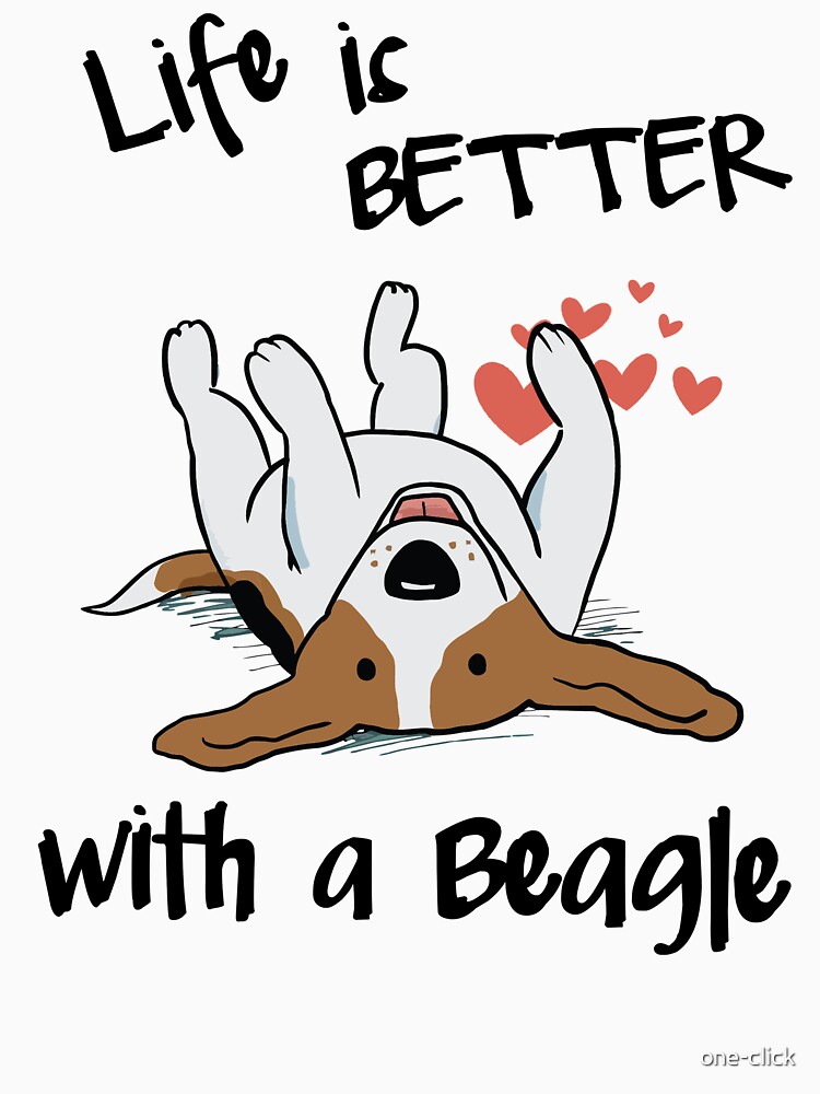 Life's better with a Beagle by one-click