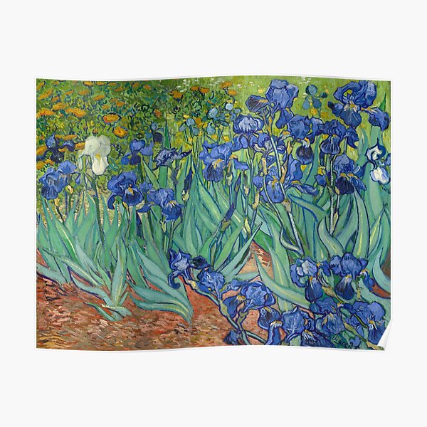 Vincent Van Gogh "Iris" 1889 Poster