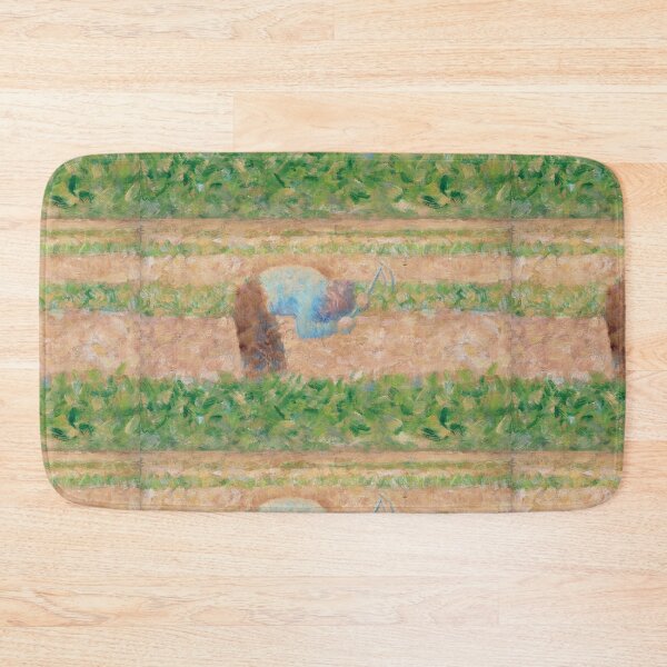 Item preview,  Farmers working on bails of hay - Georges Seurat designed and sold by Vintage Designs +.
