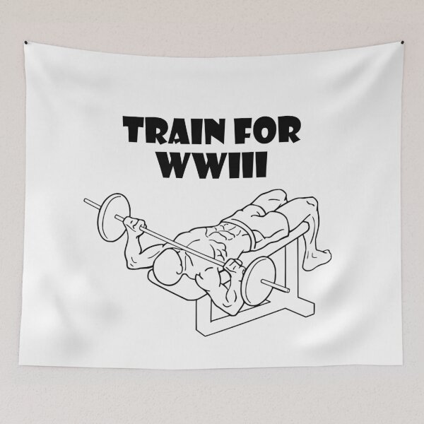 Item preview, TRAIN FOR WWIII designed and sold by trainingclothes.