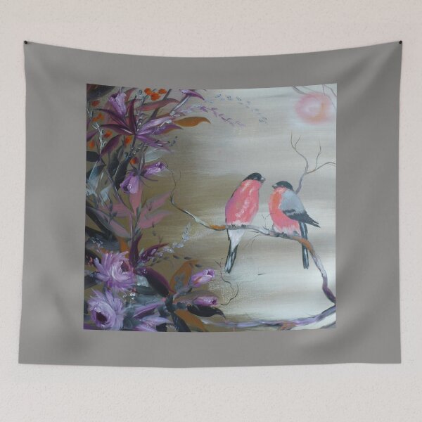 Item preview, Dutch Lovebird, Bullfinches, Love Birds Gift for Couples and Newlyweds designed and sold by DiensDesign.