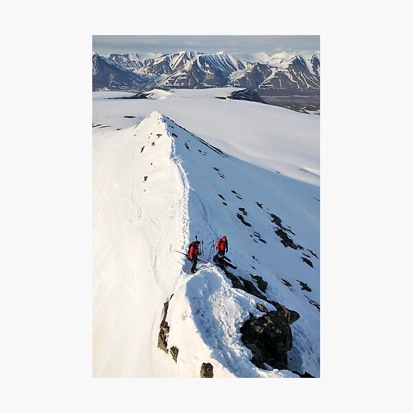 Looking down from Trollsteinen Photographic Print