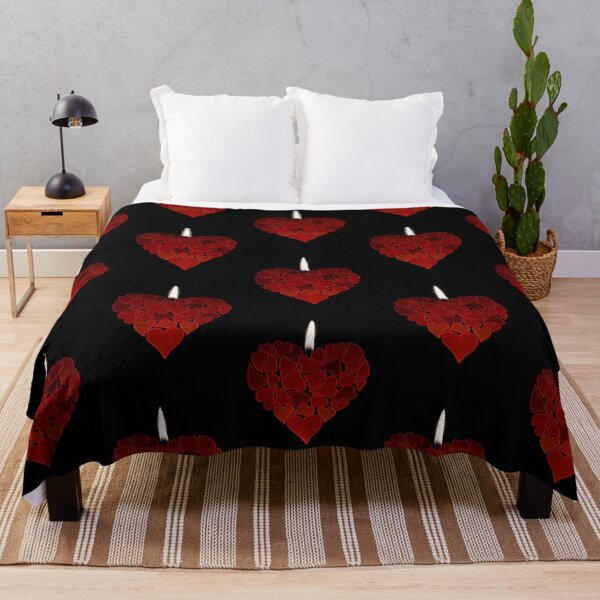 Item preview, Love Heart Candle Seamless Pattern designed and sold by VikingVisual.