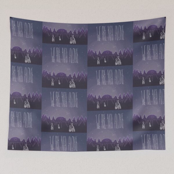 Item preview, We Are Not Alone (hint: aliens) designed and sold by Gracie Rothey.