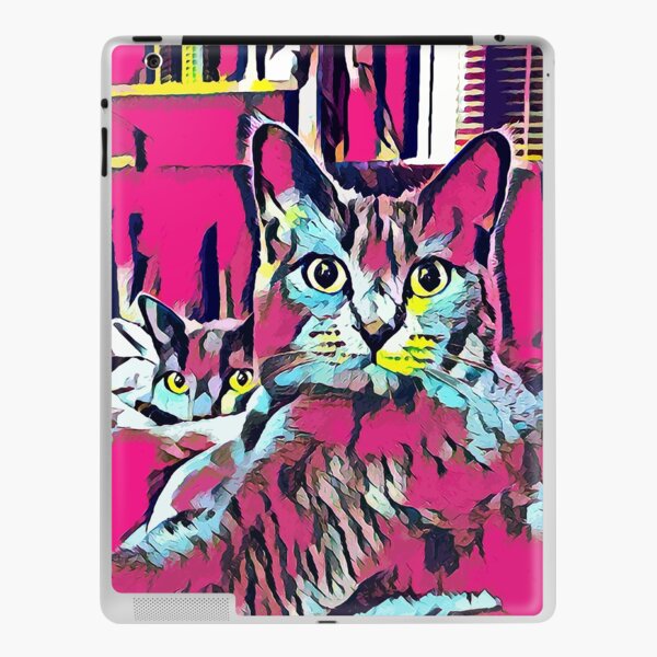 CATS AMERA AND GRACE - PINK iPad Klebefolie