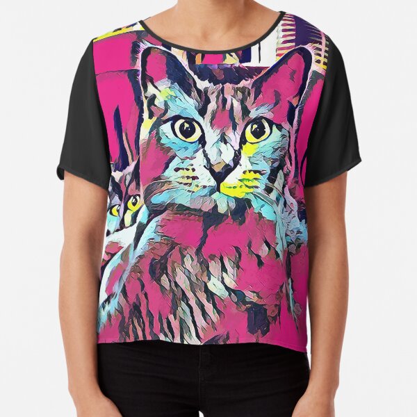 CATS AMERA AND GRACE - PINK Chiffon Top