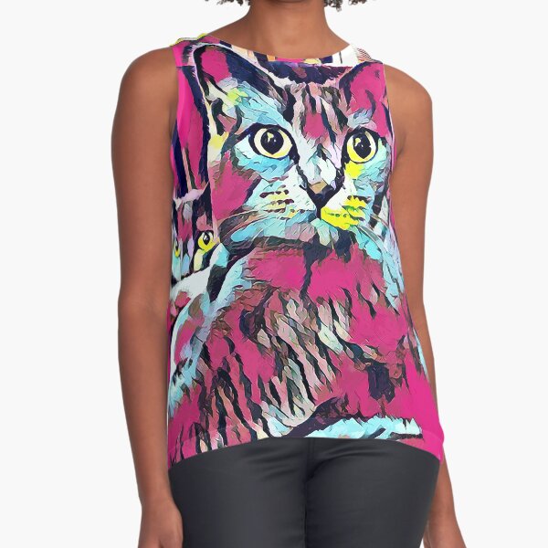 CATS AMERA AND GRACE - PINK Ärmelloses Top