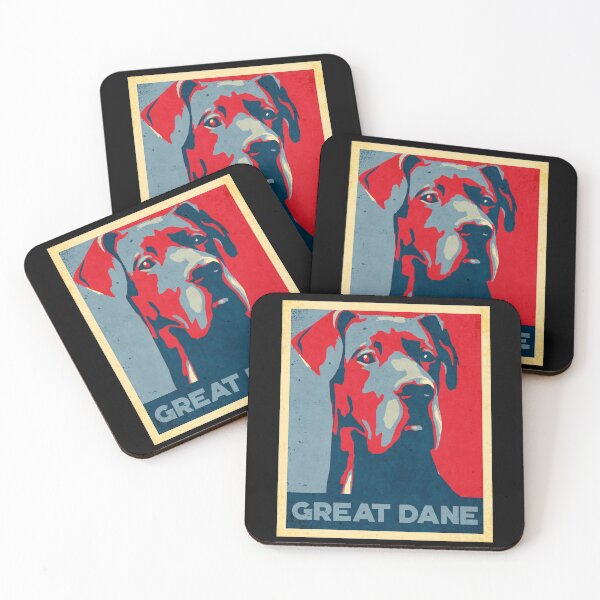Item preview, Funny Great Dane Lover Gift - Vintage Animal Gift - Dog Owner Gift - Propaganda Poster Style - Great Dane designed and sold by kntranhoang.