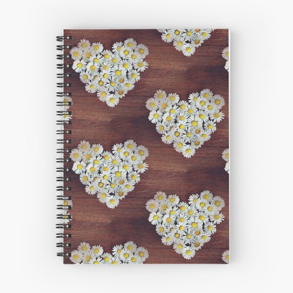 Item preview, Daisy Heart en madera de patrones sin fisuras designed and sold by VikingVisual.