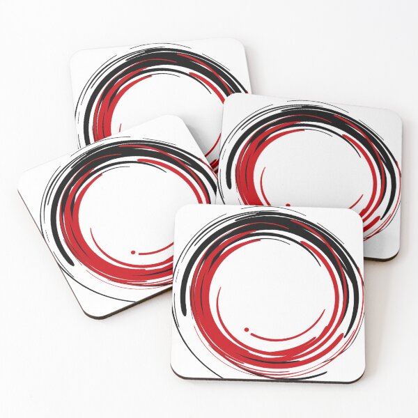 Item preview, Red Black Swirl Spiral  designed and sold by Spartawolf.