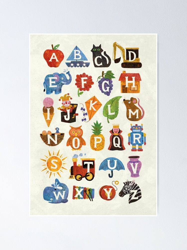 Alternate view of Alphabet Poster