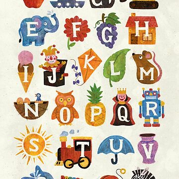 Artwork thumbnail, Alphabet by WanderingBert