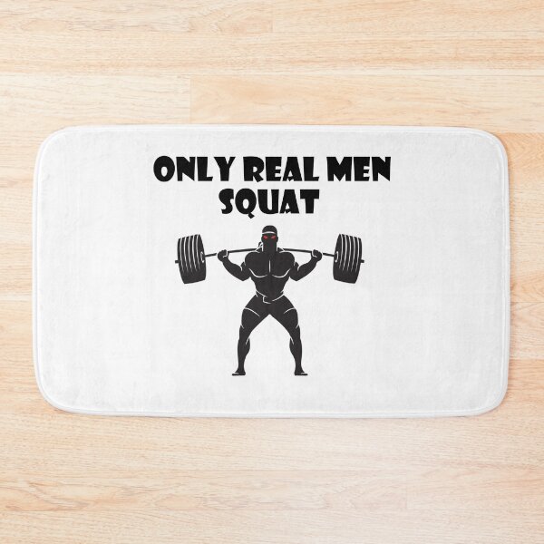Item preview, ONLY REAL MEN SQUAT designed and sold by trainingclothes.
