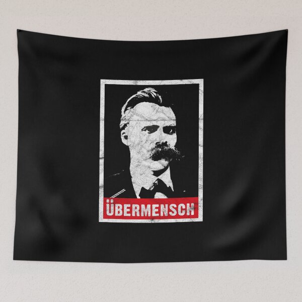 Item preview, Übermensch Nietzsche Vintage Philosophy Nihilism Design Kant designed and sold by A-Fashion.