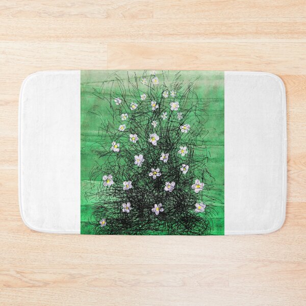 Item preview, Scribble With Flowers By ArtGuru 0078 - Acrylic On Paper designed and sold by Art Guru.