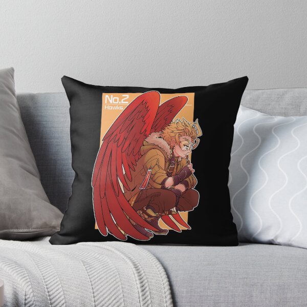 Chicken Hawks Throw Pillow