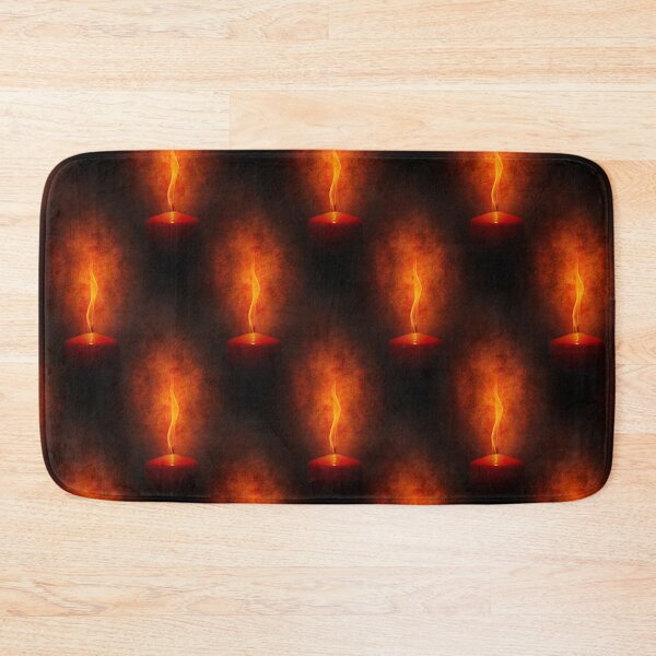 Item preview, Brightly Burning Red Candle designed and sold by VikingVisual.