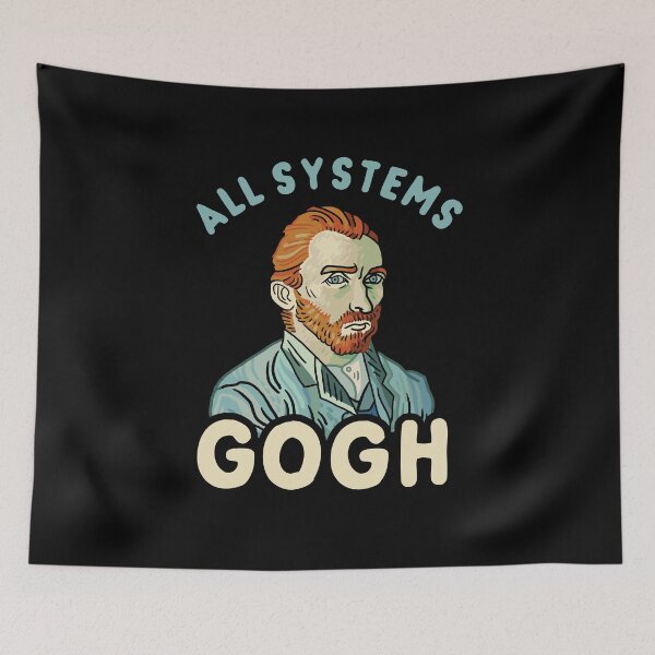 Item preview, All Systems Gogh designed and sold by Yipptee Shirts.