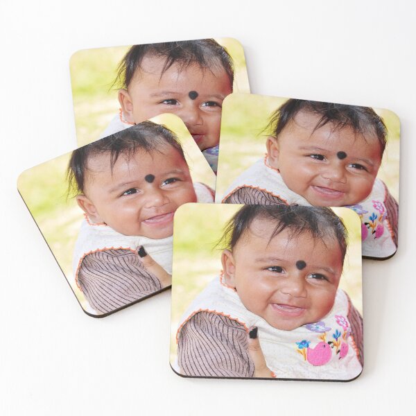 Item preview, A cute little baby girl in joy mood designed and sold by Rav33822.