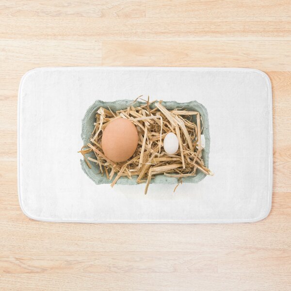 Item preview, Two very different eggs isolated on white designed and sold by Grégory DUBUS.
